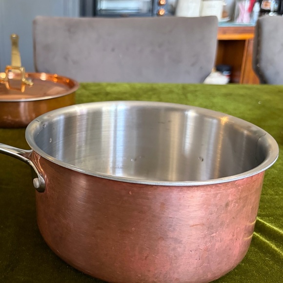 Il mulino Other - Il Mulino New York Copper Saucepan with Stainless Steel Interior
